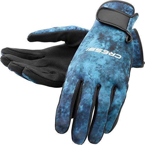 Cressi Tropical 2mm gloves, blue hunter, M