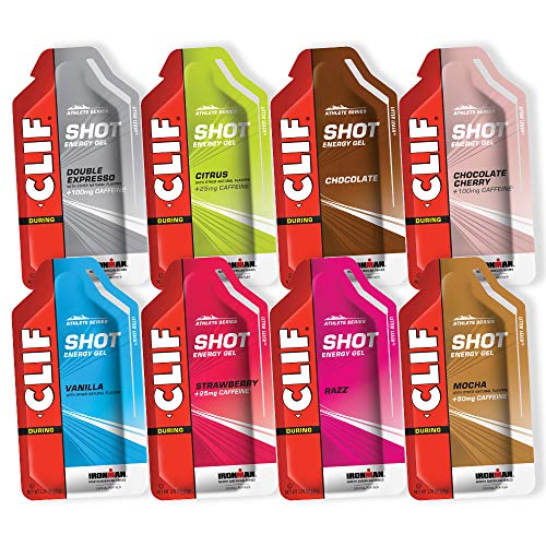 CLIF BAR - SHOT Energy Gel 8 Flavor Variety Pack, Gel Packs for Energy Boost, Fast Fuel, Improve Endurance, 90% Organic Ingredients (1.2 Ounce Per Packet, 8 Count)