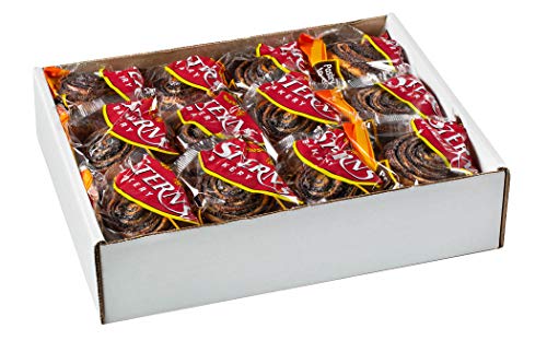 Chocolate Breakfast Pastries | 24 Cookies Individually Wrapped | Chocolate Bun Snack Cakes | On the Go Snacks for Kids & Adults | Great Travel Food | Holiday,Parties | 36 oz Stern’s Bakery