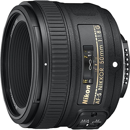 Nikon 50mm f/1.8G Auto Focus-S NIKKOR FX Lens - (Renewed)