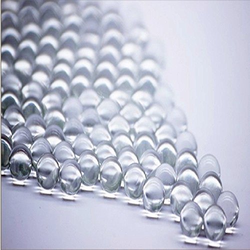 Solid Round Clear Glass Boiling Stones, 6mm Dia, (Aprox 1000 Beads/10 oz)