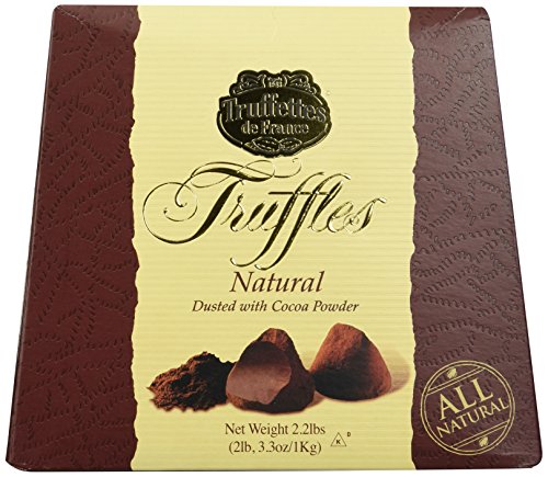 Chocmod Truffettes de France 2.2lbs (1Kg) All Natural Truffles in a Elegant Gift Box
