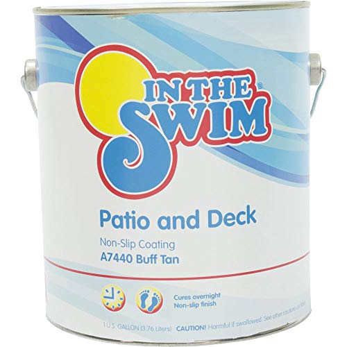 In The Swim Patio and Deck Paint Buff Tan - 1 Gallon