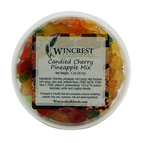 Candied Fruit - 1 Lb Tub (Cherry Pineapple)