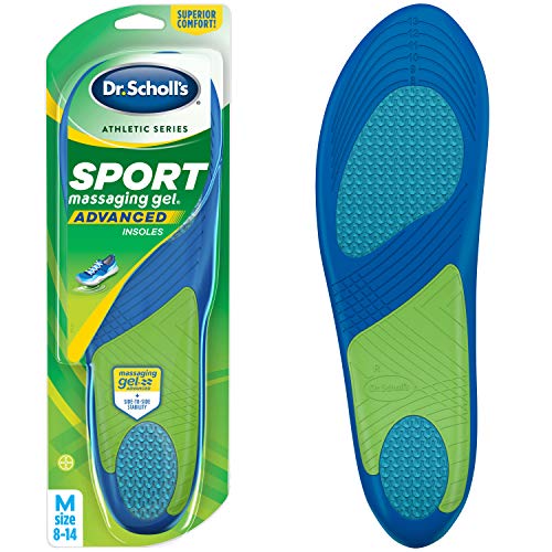 Dr. Scholl’s Sport Insoles // Superior Shock Absorption and Arch Support to Reduce Muscle Fatigue and Stress on Lower Body Joints (for Men's 8-14, also available for Women's 6-10)