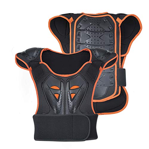 OHMOTOR Kid Body Armor Armour Jacket Children Chest Back Spine Protector Vest (Small)