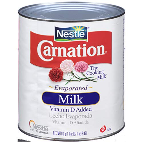 Carnation Evaporated Milk, 6 lb 1 oz Single Bulk Can, Unsweetened Condensed Milk for Baking, Shelf Stable (97 oz Total)