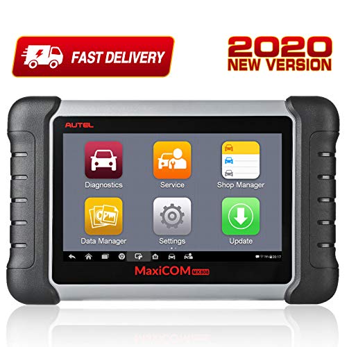 Autel MaxiCOM MK808 OBD2 Diagnostic Scan Tool with All System basic diagnostic functions and combination of Service Functions including Oil Reset, EPB, BMS, SAS, DPF, TPMS