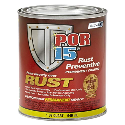 POR-15 Silver 45304 Rust Preventive Coating - 1 Quart