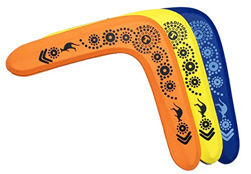 3 NAPA Foam Boomerangs - Safe Kids Boomerang for Sale for Light to NO Wind Throwing!
