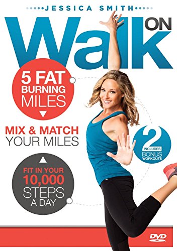 Walk On 10,000 Steps Weight Loss 5 Fat Burning Miles Indoor Walking Exercise DVD