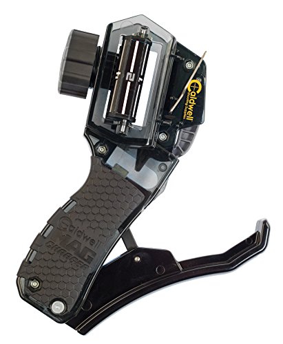 Caldwell Universal Pistol Loader with Ergonomic Design, Solid Fit Magazine Setting and Multi-Caliber Operation for Outdoor, Range, Shooting and Competition