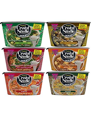 Crystal Noodle Soup, Variety Pack, 6 Count