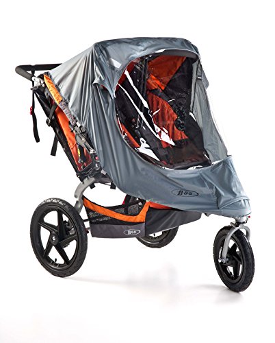 BOB Duallie Swivel Wheel Stroller Weather Shield | Water and Wind Resistant + Ventilated + Easy Install