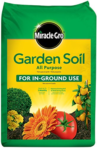 Miracle-Gro Garden Soil All Purpose: 1 cu. ft, for In-Ground Use, Feeds for 3 Months, Amends Vegetable, Flower and Plant Beds