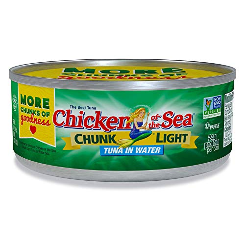 Chicken of the Sea, Chunk Light Tuna In Water, 5 Oz Cans (Pack Of 24)