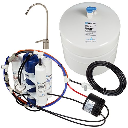 Home Master TMAFC-ERP-L Artesian Full Contact with Permeate Pump Loaded Undersink Reverse Osmosis Water Filter System