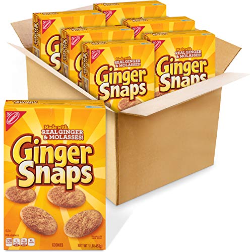 Ginger Snaps Cookies, 6 - 16 oz Boxes