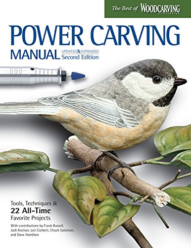 Power Carving Manual, Second Edition: Tools, Techniques, and 22 All-Time Favorite Projects (Fox Chapel Publishing) Step-by-Step Projects and Photos, Buyer's Guide, Expert Information, and Inspiration
