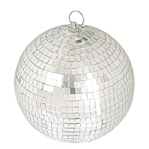 LEEUEE 6' Disco Mirror Ball，Silver