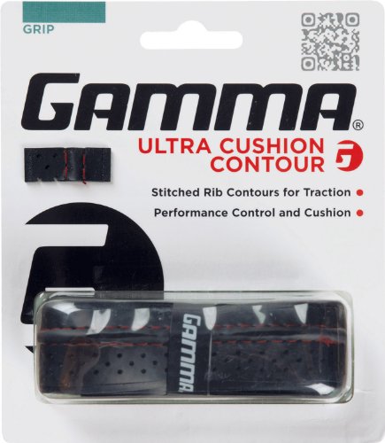 Gamma Sports Tennis Racquet Ultra Cushion Replacement Grips, Contoured