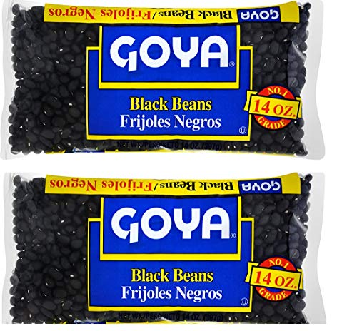 Goya Black Beans Dry 14 oz (Pack of 2)