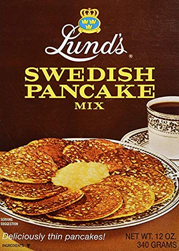 Lunds Pancake Mix, Swedish, 12 Ounce (2)