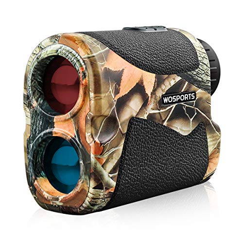 Wosports Hunting Range Finder, 700 Yards Archery Laser Rangefinder for Bow Hunting with Flagpole Lock - Ranging - Speed and Scan