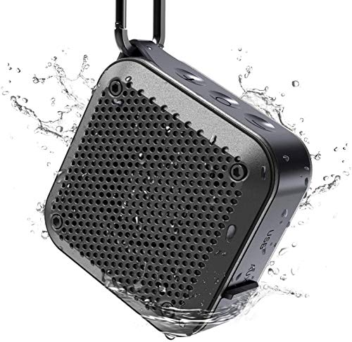 LEZII IPX8 Waterproof Bluetooth Speaker - Small Portable Wireless Speakers, 10W Bass Sound, 12h Playtime, Floating Speaker for Shower Beach Pool Party
