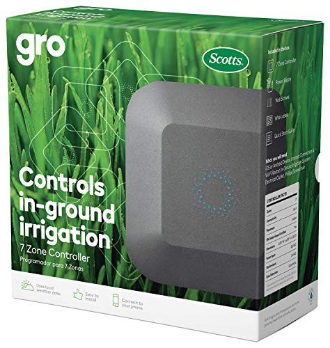 Scotts 70027 GRO 7 Zone Controller from Scotts-2nd Generation Smart Watering Sprinkler/Irrigation System