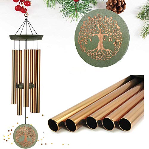 ASTARIN Wind Chimes Outdoor Deep Tone,36 Inch Large Memorial Windchimes for Loss of Loved One Engrave Tree of Life,Sympathy Wind Chimes Gifts for Mother,Garden Home Yard Hanging Decor