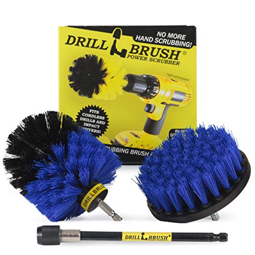 Marine - Kayak - Raft - Canoe - Inflatable - Boat Accessories - Hull Cleaner - Cleaning Supplies - Drill Brush - Spin Brush Kit - Pond Scum, Oily Residue, Weeds, Barnacles, Oxidation