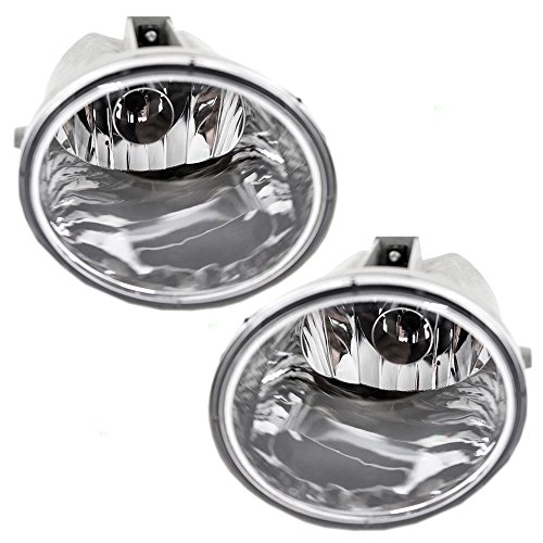 Driver and Passenger Round Fog Lights Lamps Replacement for Toyota SUV Pickup Truck 812200C021 812100C021