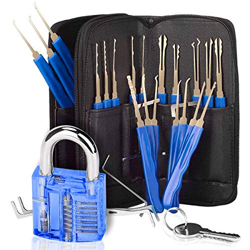 Professional 24 PCS Set Training Kit with Lock - Blue