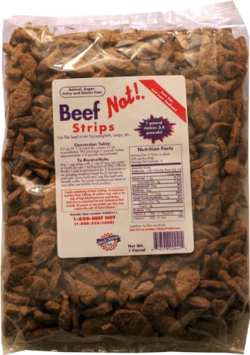 Dixie Diners' Club - Beef (Not!) Strips, 1 lb bag (Pack of 2)