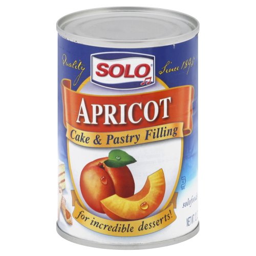 Solo Apricot Filling, 12 Ounce (Pack of 6)