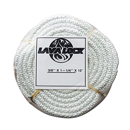 LavaLock 1000 F Tadpole Seal, Fiberglass P-Gasket 1-1/4 x 3/8 x 12'