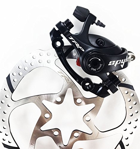 TRP SPYKE Mechanical disc Brake Includes 160mm Rotor Dual Side Actuation MTB Set/Front/Rear (Set Front160mm+Rear160mm)