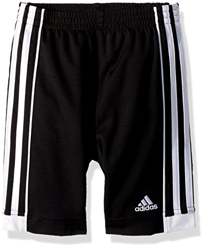 adidas Boys' Big Active Sports Athletic Shorts, Speed 18 Black, Large