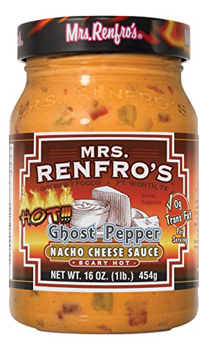 Mrs. Renfros Ghost Pepper Nacho Cheese Dip Gluten-free (16-oz. jars, 2-pack)