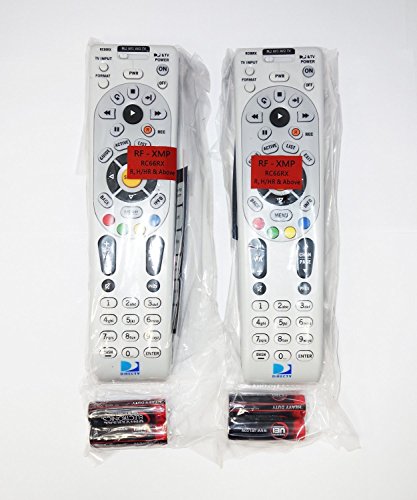 2 Pack - DIRECTV IR / RF Universal Remote Control (RC66RX)