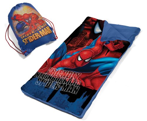 Marvel Spiderman Slumber Bag Set