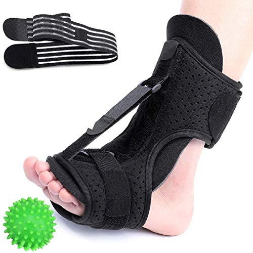 CHARMINER Plantar Fasciitis Night Splint Foot Drop Orthotic Brace, Adjustable Elastic Dorsal Splint, Effective Relief from Plantar Fasciitis Pain, Heel, Arch Foot Pain Green