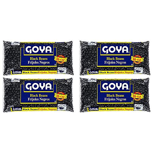 Goya Black Beans Dry 14oz (Pack of 4)