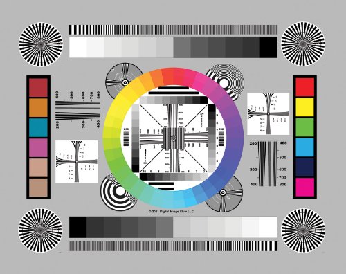 DGK Color Tools DGK-CSD Set of 3 High Resolution 8' by 11' Chrome SD Professional Lens Test Chart for Lens Testing - Calibration - Resolution and Color Calibration for Digital Photo and Video