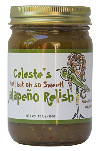 Celeste's Hot But Sweet Jalapeño Relish (Regular, 1 Pack)