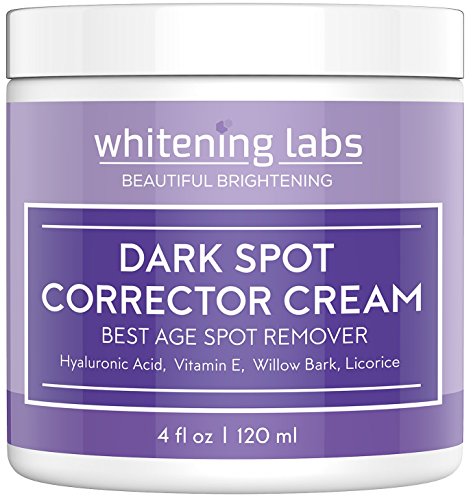 Dark Spot Corrector Face Body Cream. Spot Fade Remover Diminisher for Men and Women 4 OZ