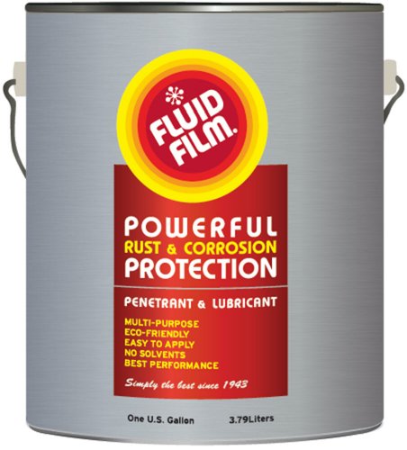 Fluid Film 1 Gallon Can Rust Inhibitor Rust Prevention Anti Corrosion Anti Rust Coating Undercoating Underbody Rust Proofing Corrosion Protection for Truck Snow Blower Mower Car Semi Tractor Bus