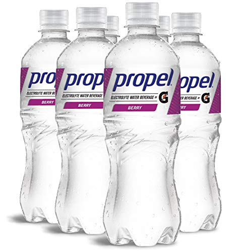 Propel Water Berry Flavored Water With Electrolytes, Vitamins and No Sugar 16.9 Ounces (Pack of 6)