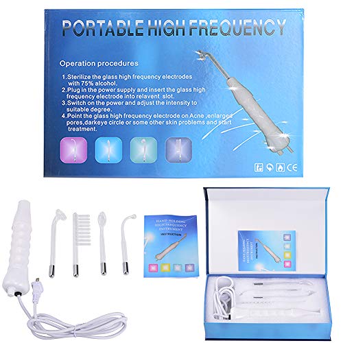 High Frequency Machine, APREUTY Portable Handheld High Frequency Facial Wand Acne for Skin Tightening Wrinkles Remover Beauty Eyes Body Care Facial Machine
